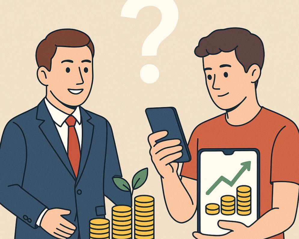 Investování s finančním poradcem nebo sám